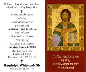 Fr Randy Sly Holy Card 300px